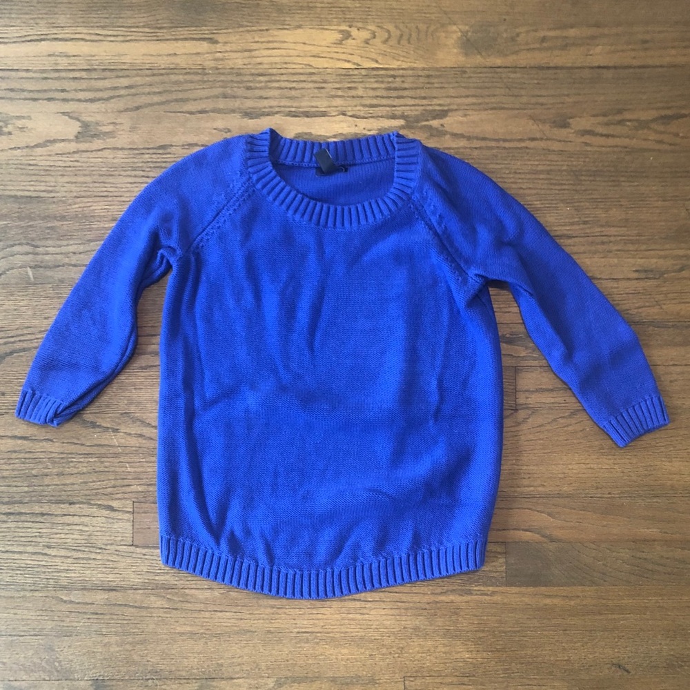 Gap 3/4 sleeve crew neck sweater Sz S